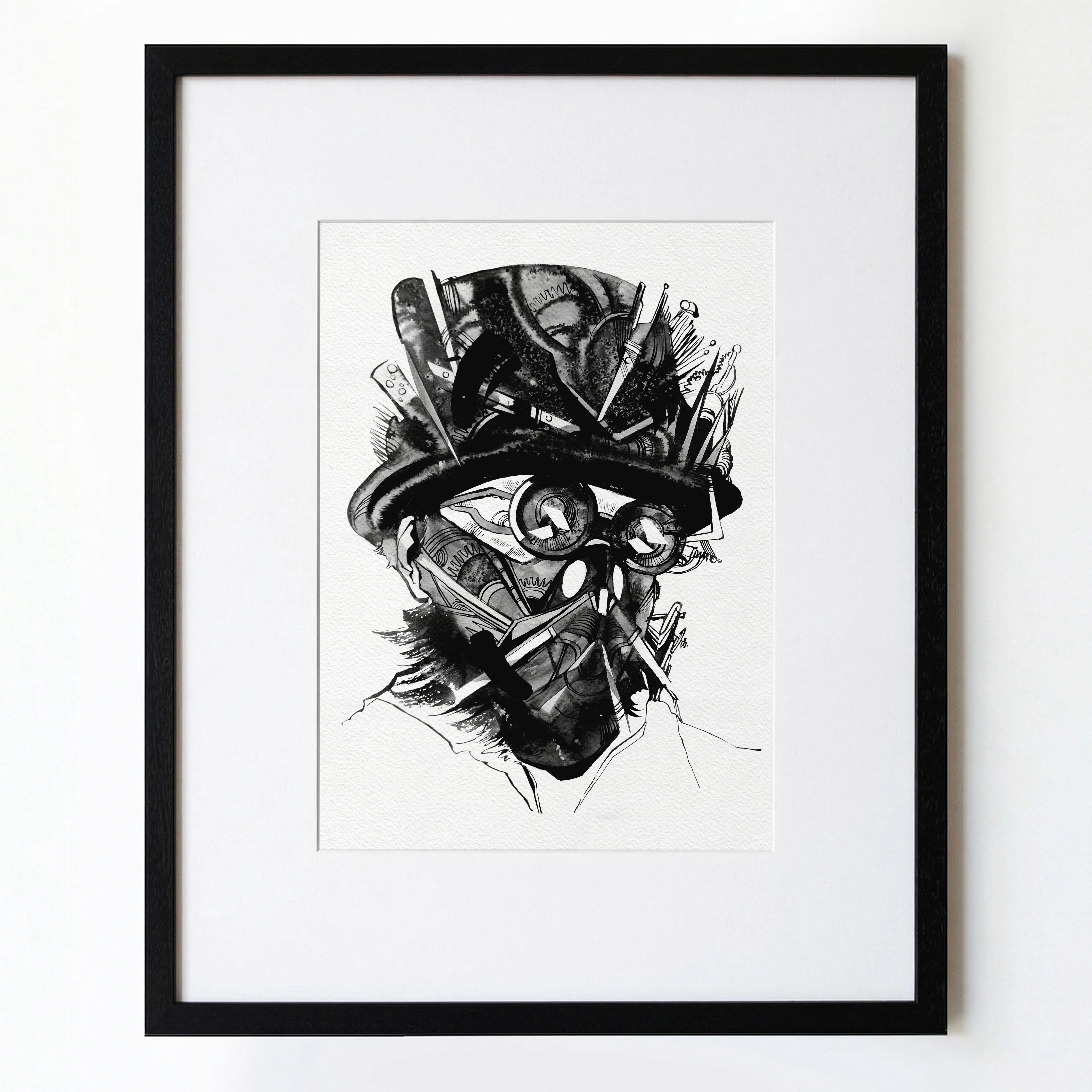 Зображення "Авантюрист | Adventurer" від Олександр Макогон, розмір: 46 x 52 cm, матеріали: туш, бавовняний папір | ink, cotton paper, медіум: Графіка, ціна: $250 Фото 1 з 3.