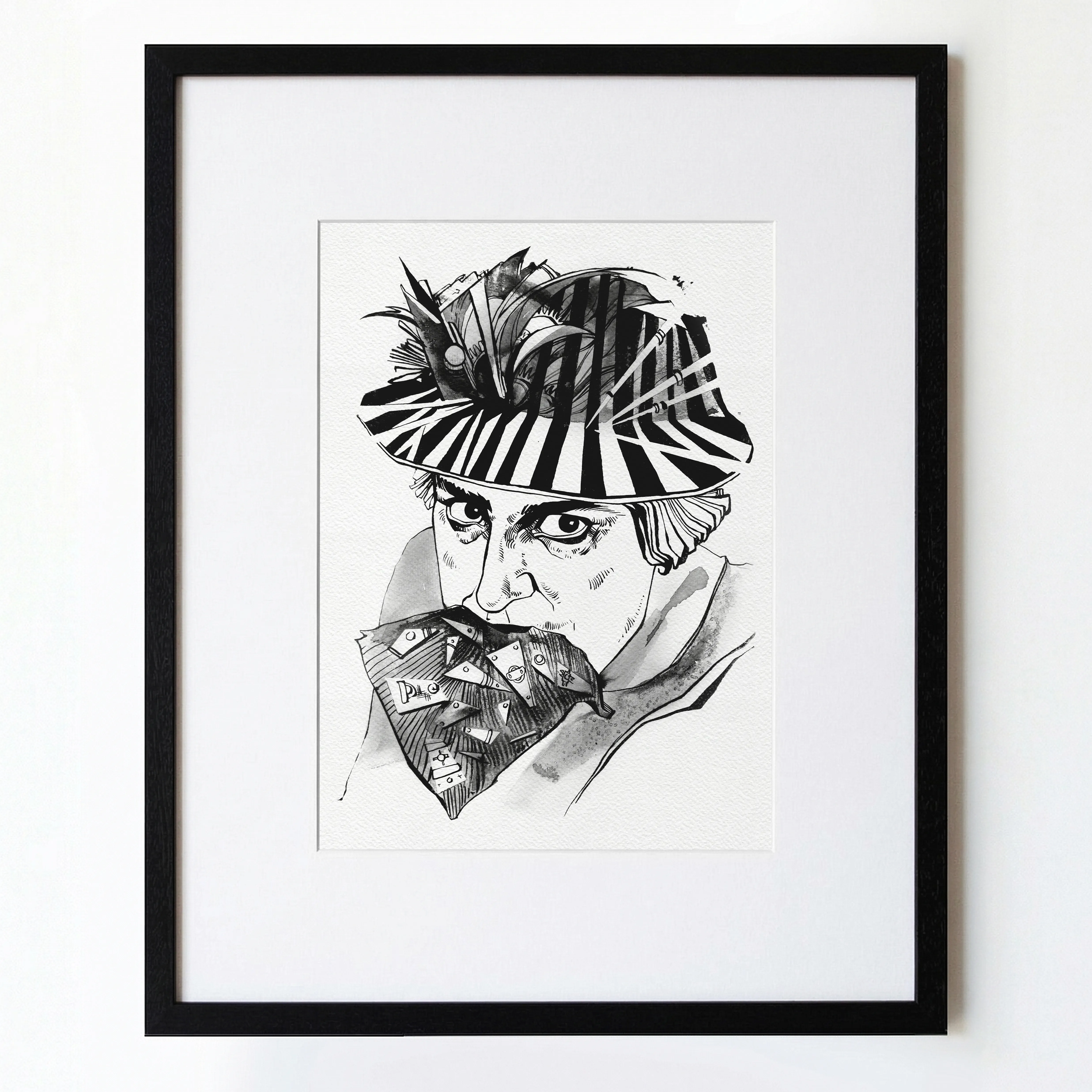 Зображення "Флорист | Florist" від Олександр Макогон, розмір: 46 x 52 cm, матеріали: туш, бавовняний папір | ink, cotton paper, медіум: Графіка, ціна: $250 Фото 1 з 3.