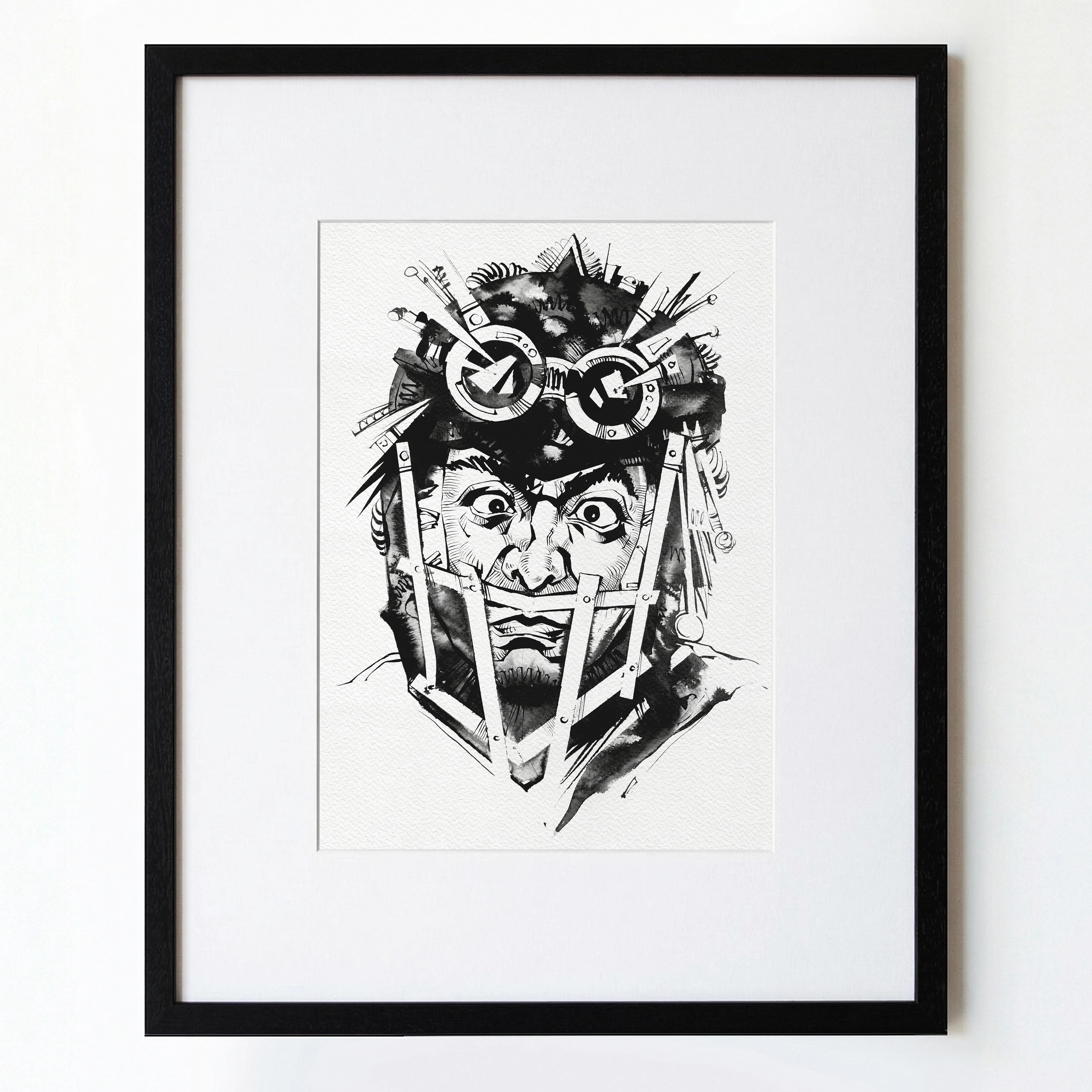 Зображення "Гонщик | Racer" від Олександр Макогон, розмір: 46 x 52 cm, матеріали: туш, бавовняний папір | ink, cotton paper, медіум: Графіка, ціна: $250 Фото 1 з 3.