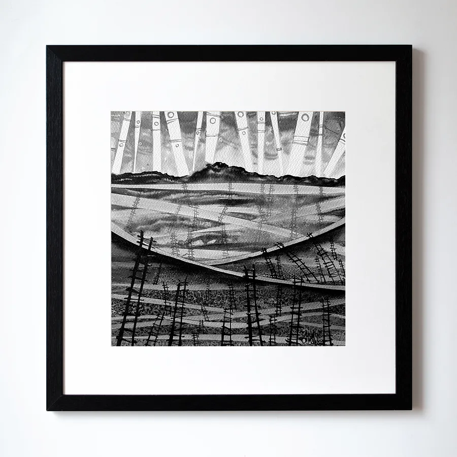 Зображення "Небесний | Celestial" від Олександр Макогон, розмір: 42 x 42 cm, матеріали: туш, бавовняний папір | ink, cotton paper, медіум: Графіка, ціна: $230 Фото 1 з 3.