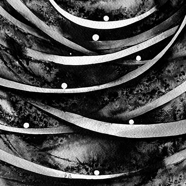 Зображення "Стрибок | Bounce" від Олександр Макогон, розмір: 42 x 42 cm, матеріали: туш, бавовняний папір | ink, cotton paper, медіум: Графіка, ціна: $230 Фото 2 з 4.