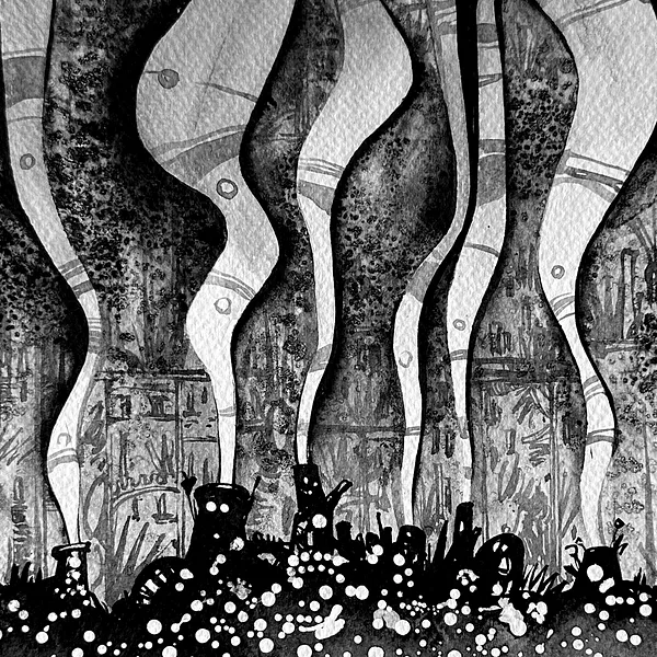 Зображення "Пряний | Spicy" від Олександр Макогон, розмір: 42 x 42 cm, матеріали: туш, бавовняний папір | ink, cotton paper, медіум: Графіка, ціна: $230 Фото 2 з 3.