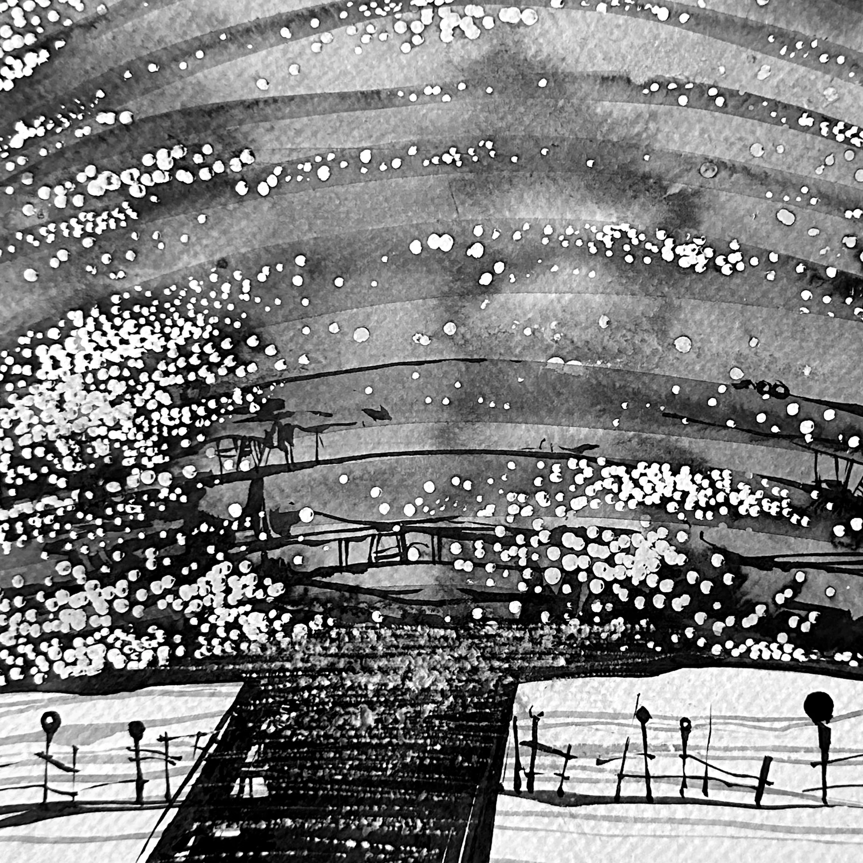 Зображення "Пухкий | Plump" від Олександр Макогон, розмір: 42 x 42 cm, матеріали: туш, бавовняний папір | ink, cotton paper, медіум: Графіка, ціна: $230 Фото 2 з 3.