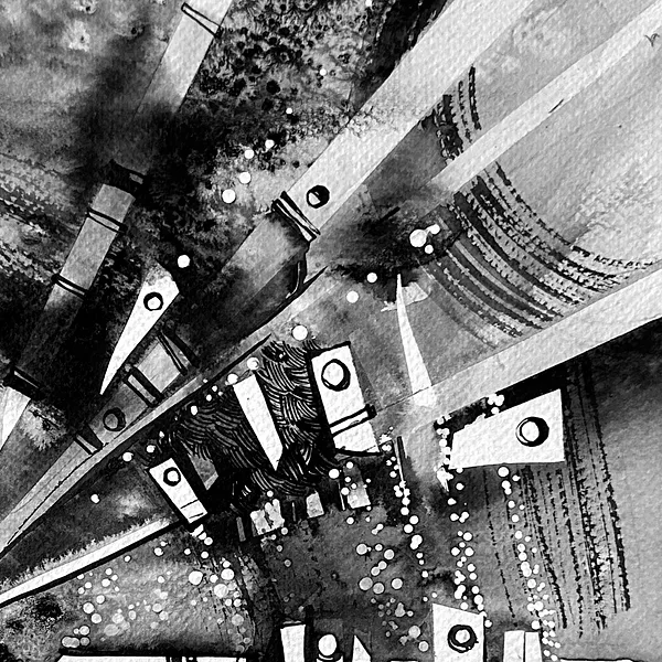 Зображення "Видалити | Remove" від Олександр Макогон, розмір: 42 x 42 cm, матеріали: туш, бавовняний папір | ink, cotton paper, медіум: Графіка, ціна: $230 Фото 4 з 4.