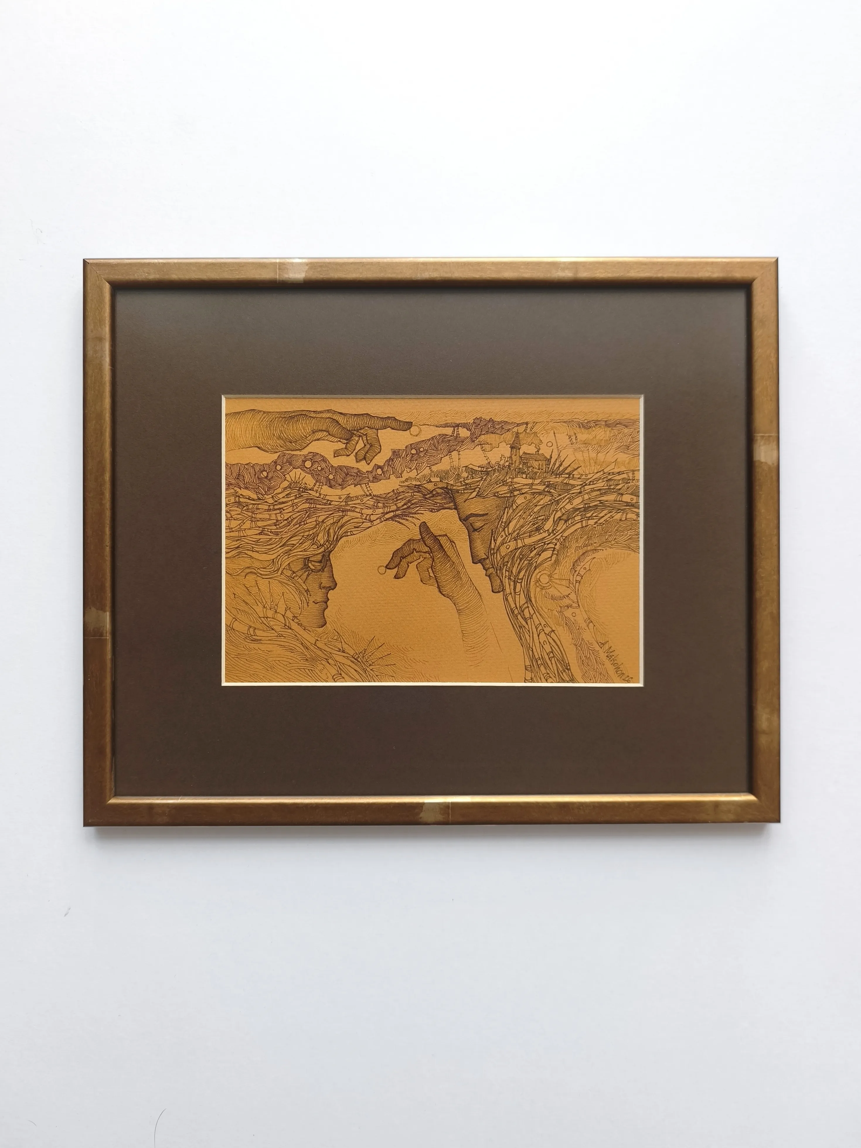 Зображення "Перетин Шляхів | Intersection of Paths" від Олександр Макогон, розмір: 32 x 26, матеріали: Лідери на папері, медіум: Графіка, ціна: $120 (≈ 5 400 грн) Фото 1 з 3.