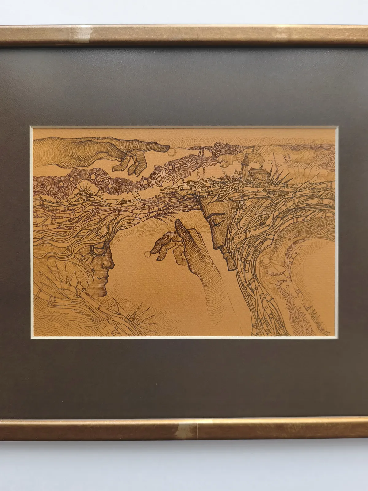 Зображення "Перетин Шляхів | Intersection of Paths" від Олександр Макогон, розмір: 32 x 26, матеріали: Лідери на папері, медіум: Графіка, ціна: $120 (≈ 5 400 грн) Фото 3 з 3.