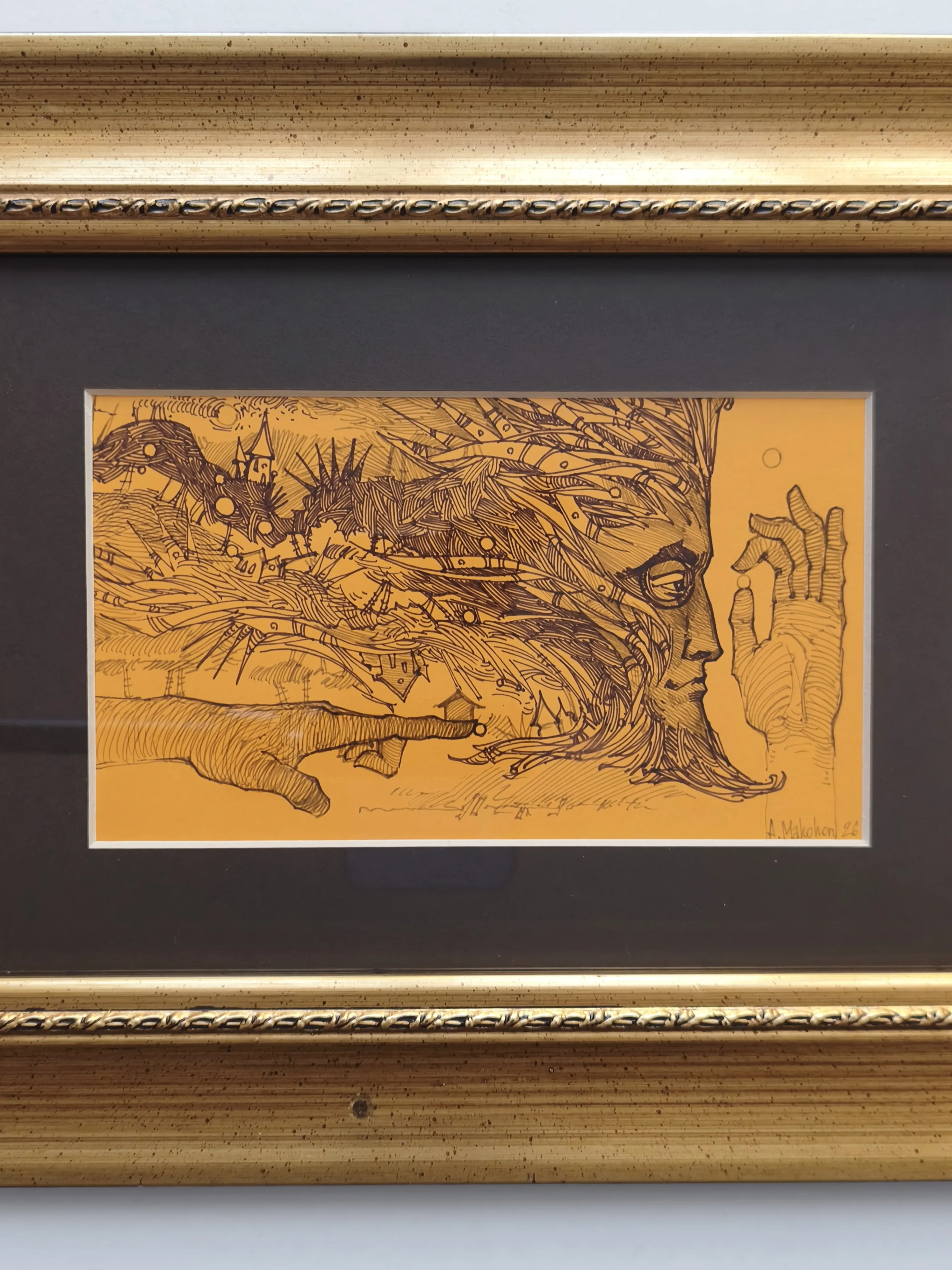 Зображення "Колекціонер Спогадів | Collector of Memories" від Олександр Макогон, розмір: 32 х 25 см, матеріали: Лідери на папері, медіум: Графіка, ціна: $120 (≈ 5 400 грн) Фото 3 з 3.