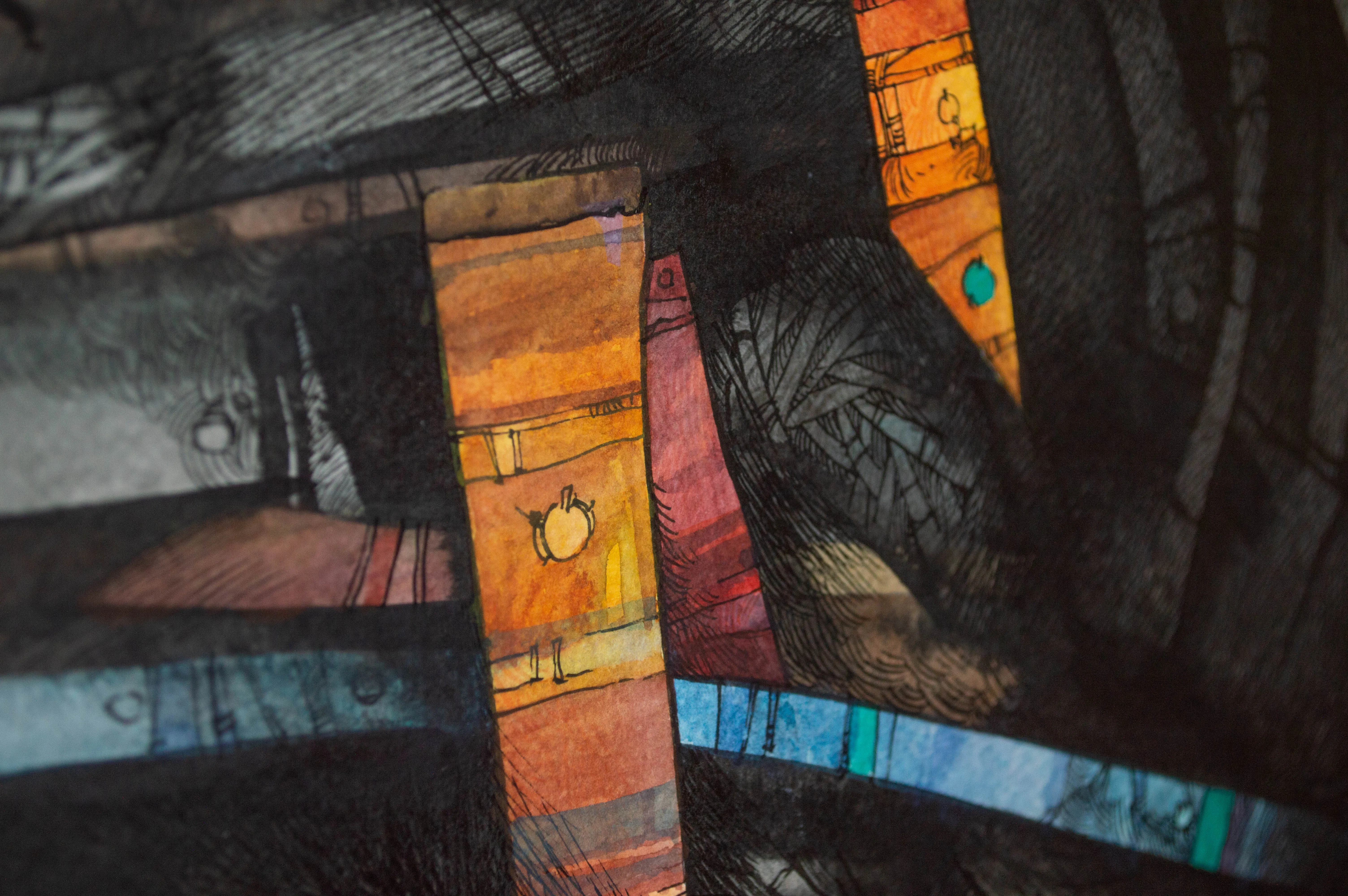 Зображення "Шаман | Shaman" від Олександр Макогон, розмір: 69 x 79 см, матеріали: Туш, акварель, папір, медіум: Графіка, ціна: $550 Фото 11 з 14.