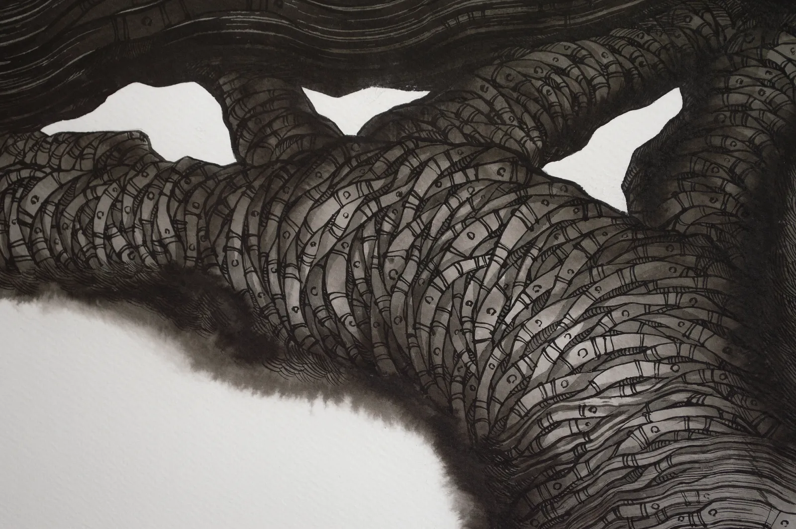 Зображення "Дерево Життя І | Tree of Life I " від Олександр Макогон, розмір: 100 х 80 см, матеріали: туш, бавовняний папір | ink, cotton paper, медіум: Графіка, місто: Львів, Україна, серія: Tree of Life, ціна: $1000 Фото 4 з 10.