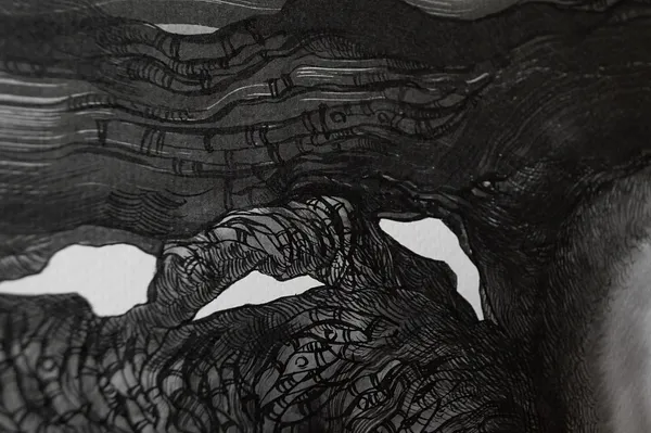 Зображення "Дерево Життя ІV | Tree of Life ІV" від Олександр Макогон, розмір: 52 х 62 cм, матеріали: ink, gouache, cotton paper | туш, гуаш, бавовняний папір, медіум: Графіка, серія: Tree of Life, ціна: $260 Фото 6 з 7.
