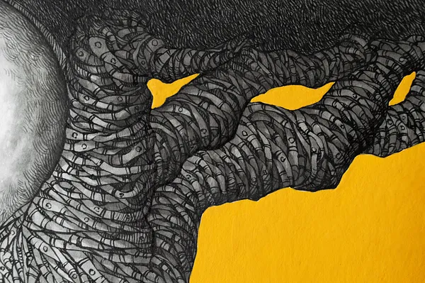 Зображення "Дерево Життя ІІІ | Tree of Life ІІІ" від Олександр Макогон, розмір: 52 х 62 cм, матеріали: ink, gouache, cotton paper | туш, гуаш, бавовняний папір, медіум: Графіка, серія: Tree of Life, ціна: $260 Фото 7 з 10.
