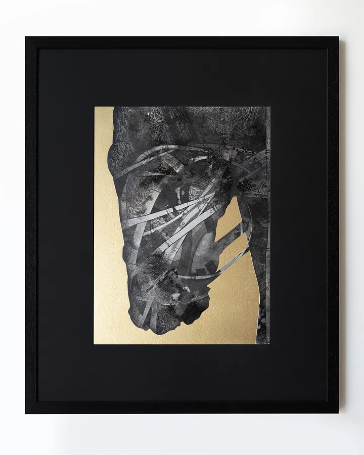 Зображення "Філософ | Philosopher" від Олександр Макогон, розмір: 52 х 62 cm, матеріали: Туш, аерозольна фарба, папір | Ink, spray paint, paper, медіум: Графіка, серія: Horses, ціна: $280