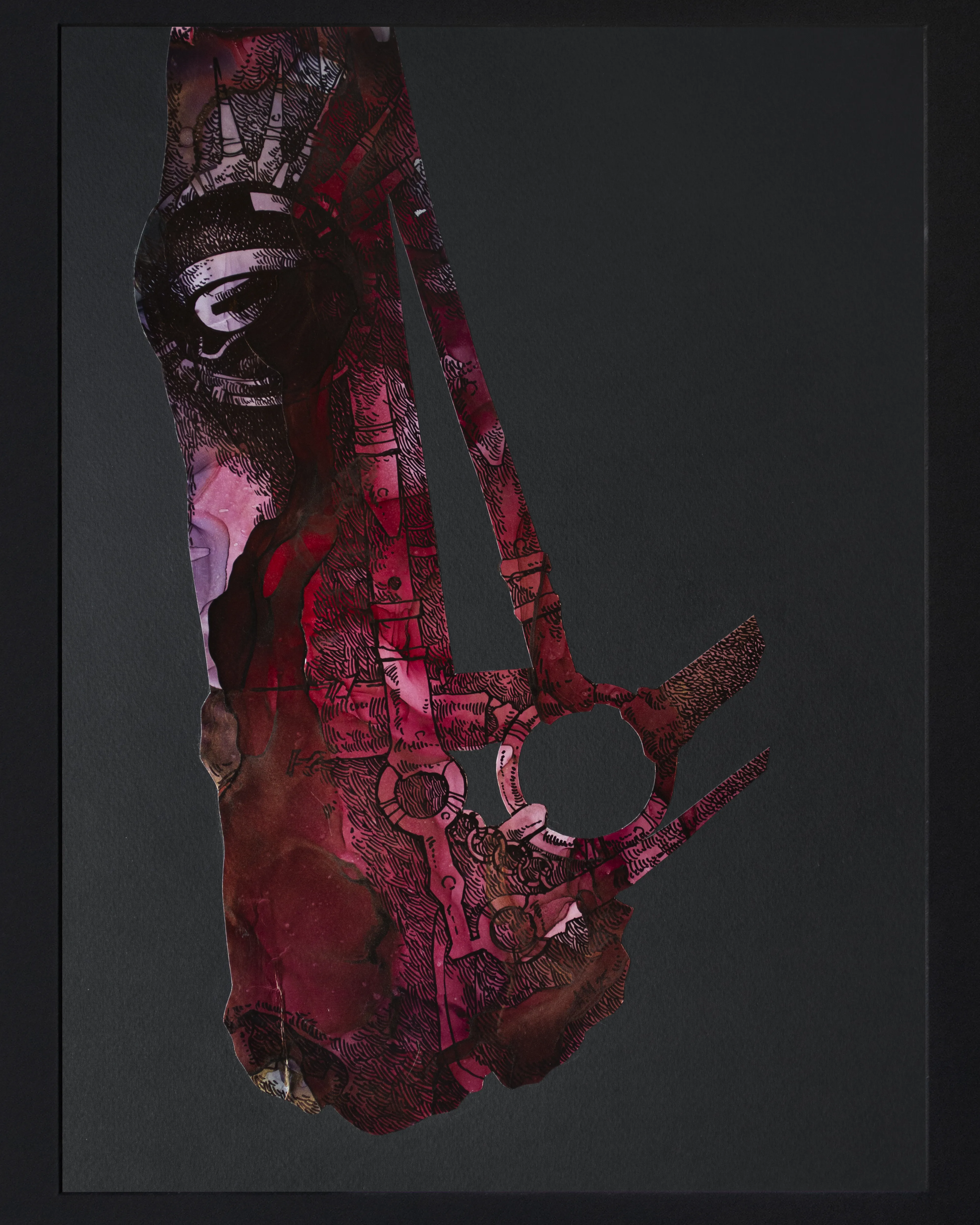 Зображення "Меценат | Patron" від Олександр Макогон, розмір: 52 х 62 cm, матеріали: Туш, спиртові чорнила, папір | Ink, alcohol ink, paper, медіум: Графіка, серія: Horses, ціна: $280 Фото 2 з 6.