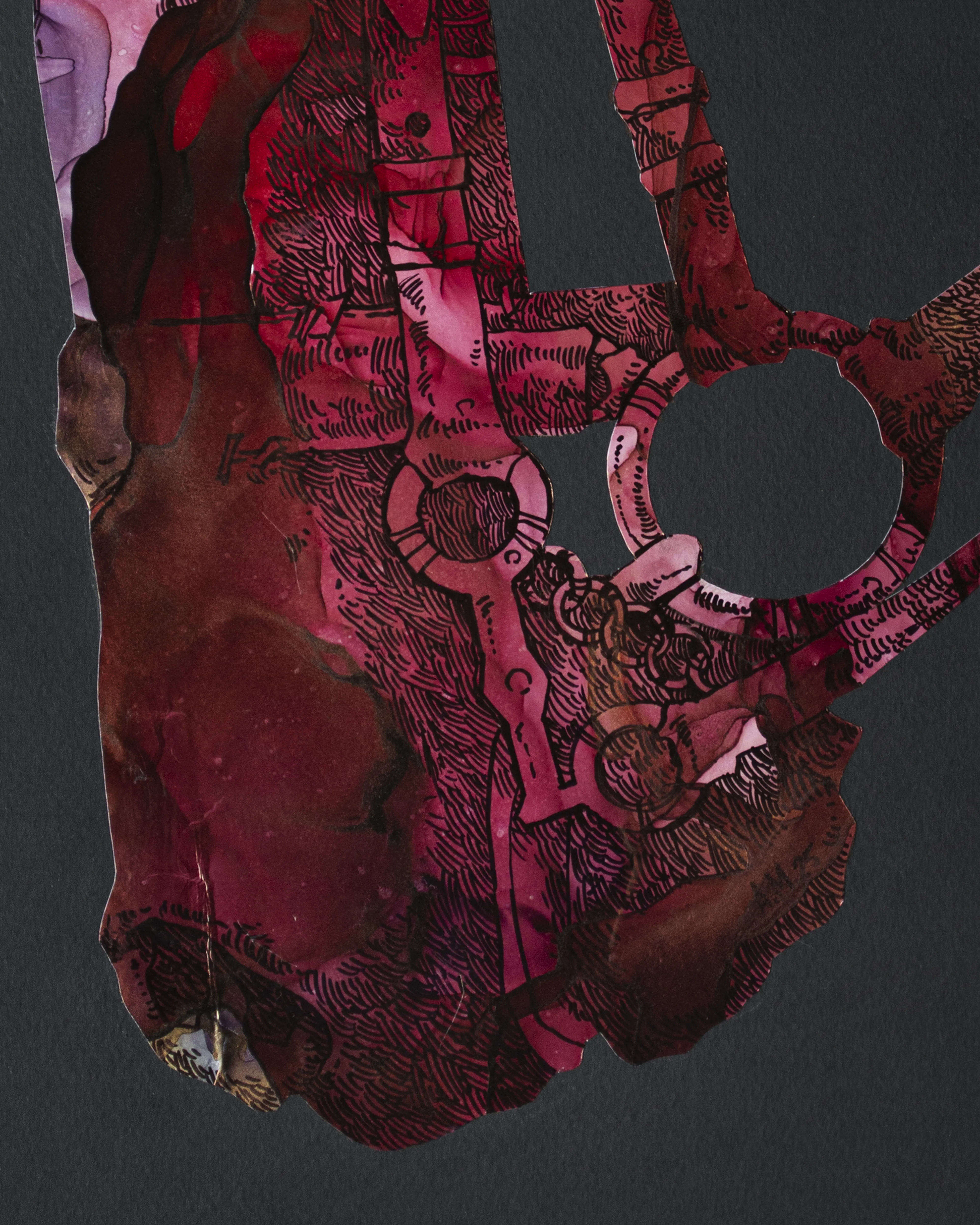 Зображення "Меценат | Patron" від Олександр Макогон, розмір: 52 х 62 cm, матеріали: Туш, спиртові чорнила, папір | Ink, alcohol ink, paper, медіум: Графіка, серія: Horses, ціна: $280 Фото 4 з 6.