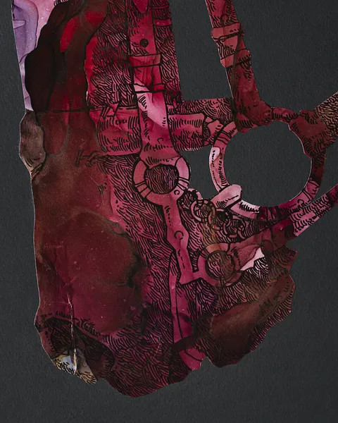 Зображення "Меценат | Patron" від Олександр Макогон, розмір: 52 х 62 cm, матеріали: Туш, спиртові чорнила, папір | Ink, alcohol ink, paper, медіум: Графіка, серія: Horses, ціна: $280 Фото 4 з 6.