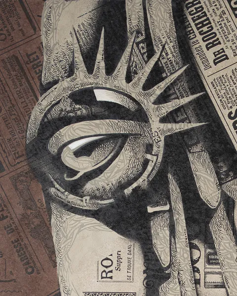 Зображення "Письменник | Writer" від Олександр Макогон, розмір: 52 х 62 cm, матеріали: Туш, гуаш, аерозольна фарба, папір | Ink, gouache, spray paint, paper, медіум: Графіка, серія: Horses, ціна: $280 Фото 3 з 6.