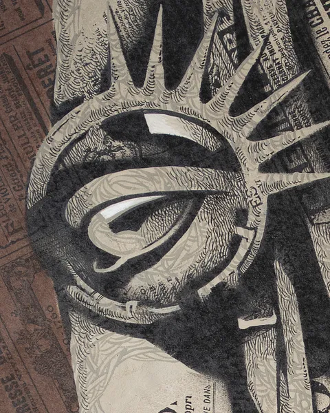 Зображення "Письменник | Writer" від Олександр Макогон, розмір: 52 х 62 cm, матеріали: Туш, гуаш, аерозольна фарба, папір | Ink, gouache, spray paint, paper, медіум: Графіка, серія: Horses, ціна: $280 Фото 6 з 6.