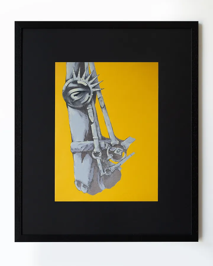 Зображення "Винахідник | Inventor" від Олександр Макогон, розмір: 52 х 62 cм, матеріали: туш, гуаш, бавовняний папір | ink, gouache, cotton paper, медіум: Графіка, місто: Lviv, Ukraine, серія: Horses, ціна: $350 Фото 1 з 4.