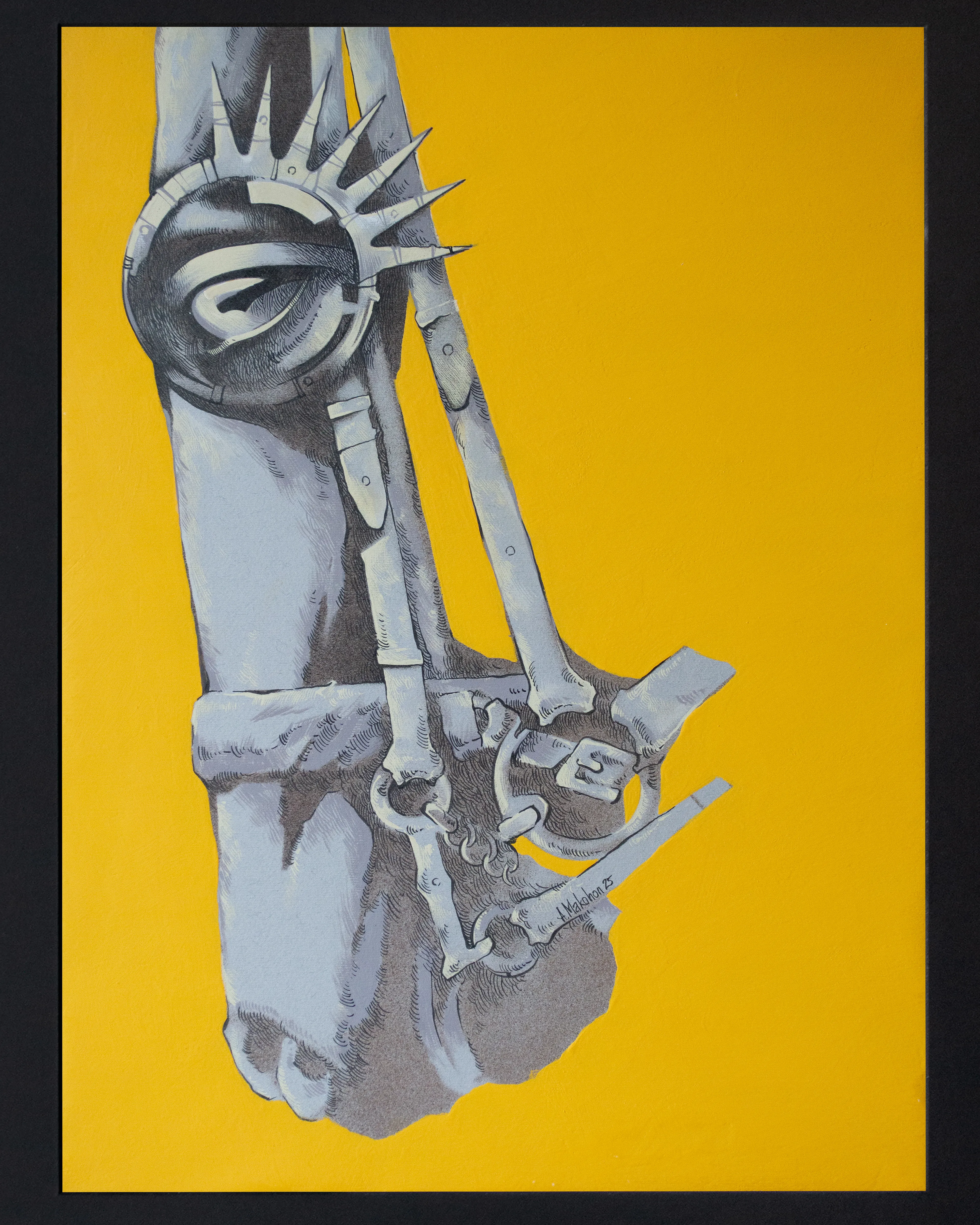 Зображення "Винахідник | Inventor" від Олександр Макогон, розмір: 52 х 62 cм, матеріали: туш, гуаш, бавовняний папір | ink, gouache, cotton paper, медіум: Графіка, місто: Lviv, Ukraine, серія: Horses, ціна: $350 Фото 2 з 4.