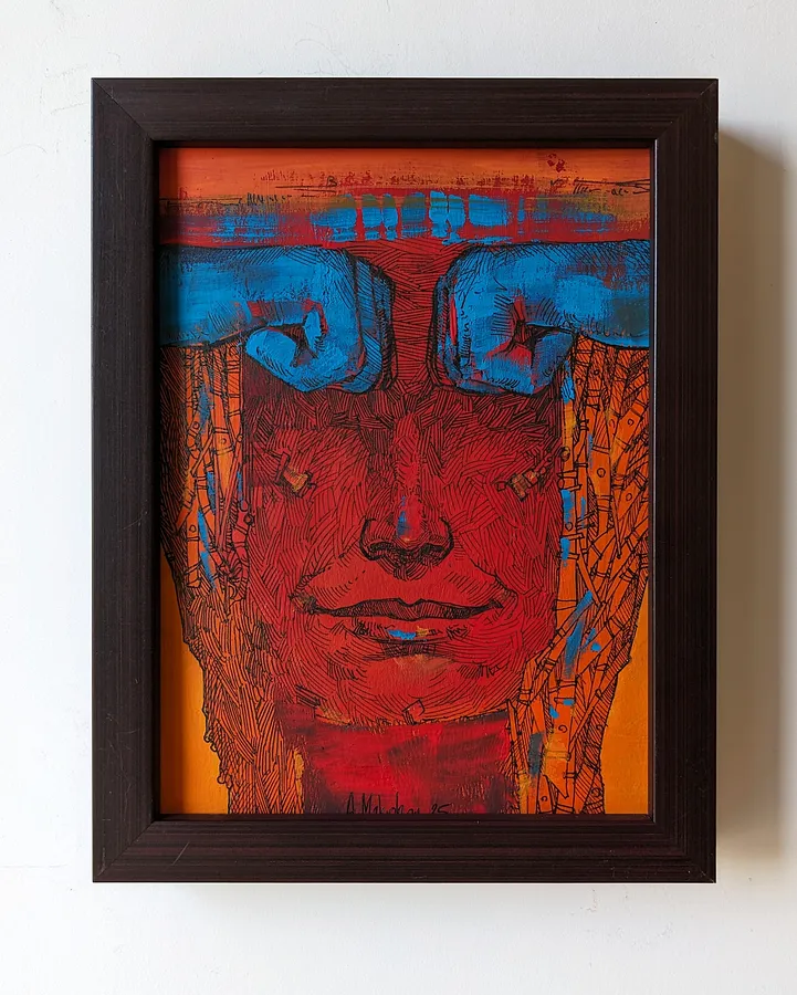 Зображення "Імпульс | Impulse" від Олександр Макогон, розмір: 14,5 x 18,5 cm, матеріали: туш, гуаш, картон | ink, gouache, cardboard, місто: Lviv, Ukraine, ціна: $100