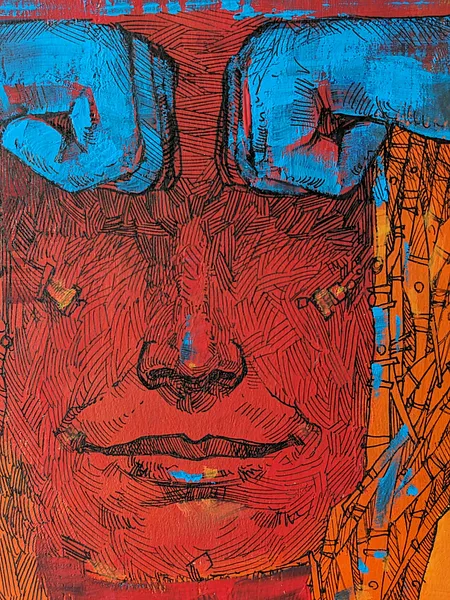 Зображення "Імпульс | Impulse" від Олександр Макогон, розмір: 14,5 x 18,5 cm, матеріали: туш, гуаш, картон | ink, gouache, cardboard, місто: Lviv, Ukraine, ціна: $100 Фото 2 з 2.