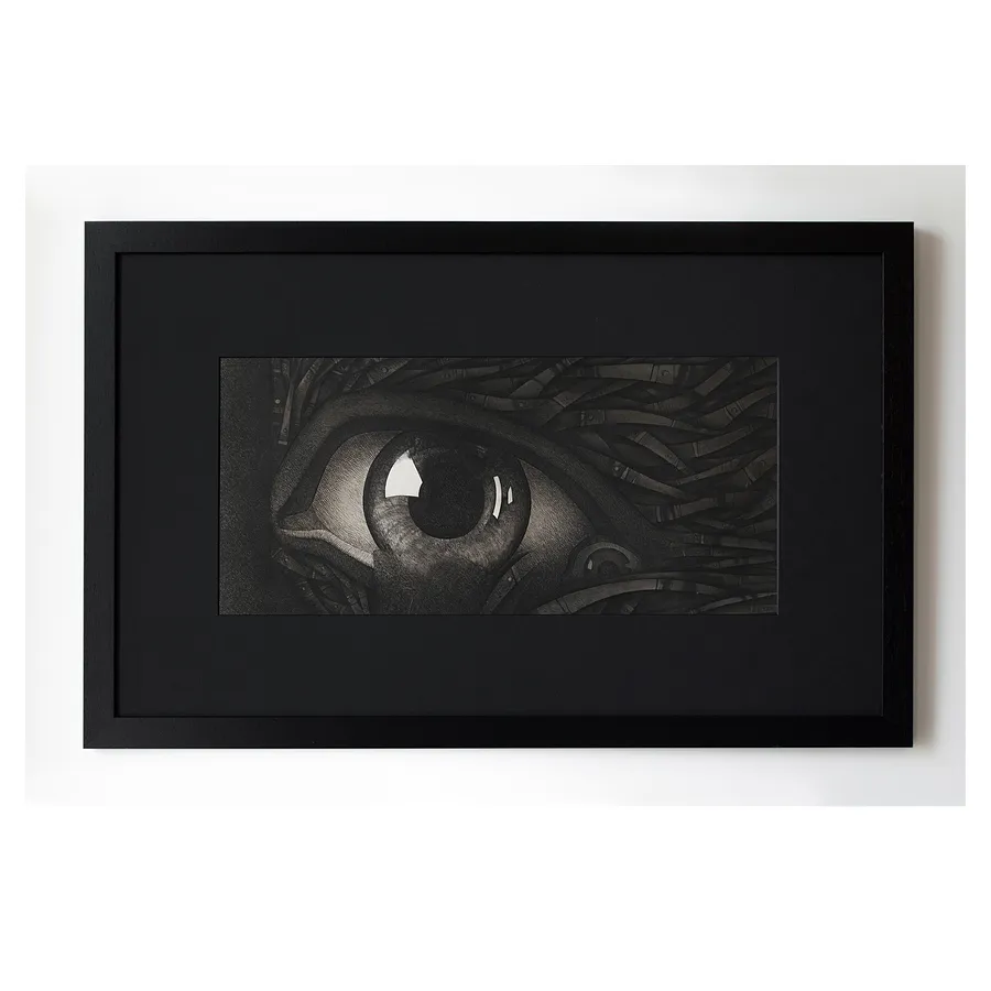 Зображення "Відкрита Душа | Open Soul" від Олександр Макогон, розмір: 77 х 49 см, матеріали: туш, бавовняний папір | ink, cotton paper, медіум: Графіка, серія: Abstract, ціна: $350 Фото 1 з 9.